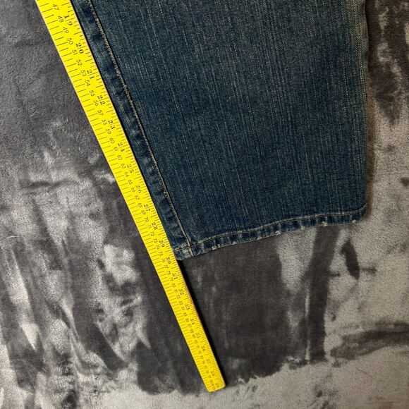 Vintage Y2K Guess Jeans Baggy Wide Leg Fadded Stone Wash Size Mens 34x36 - Picture 4 of 7